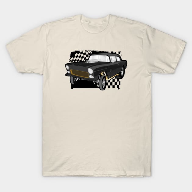 Chevy Bel Air Gasser T-Shirt by small alley co